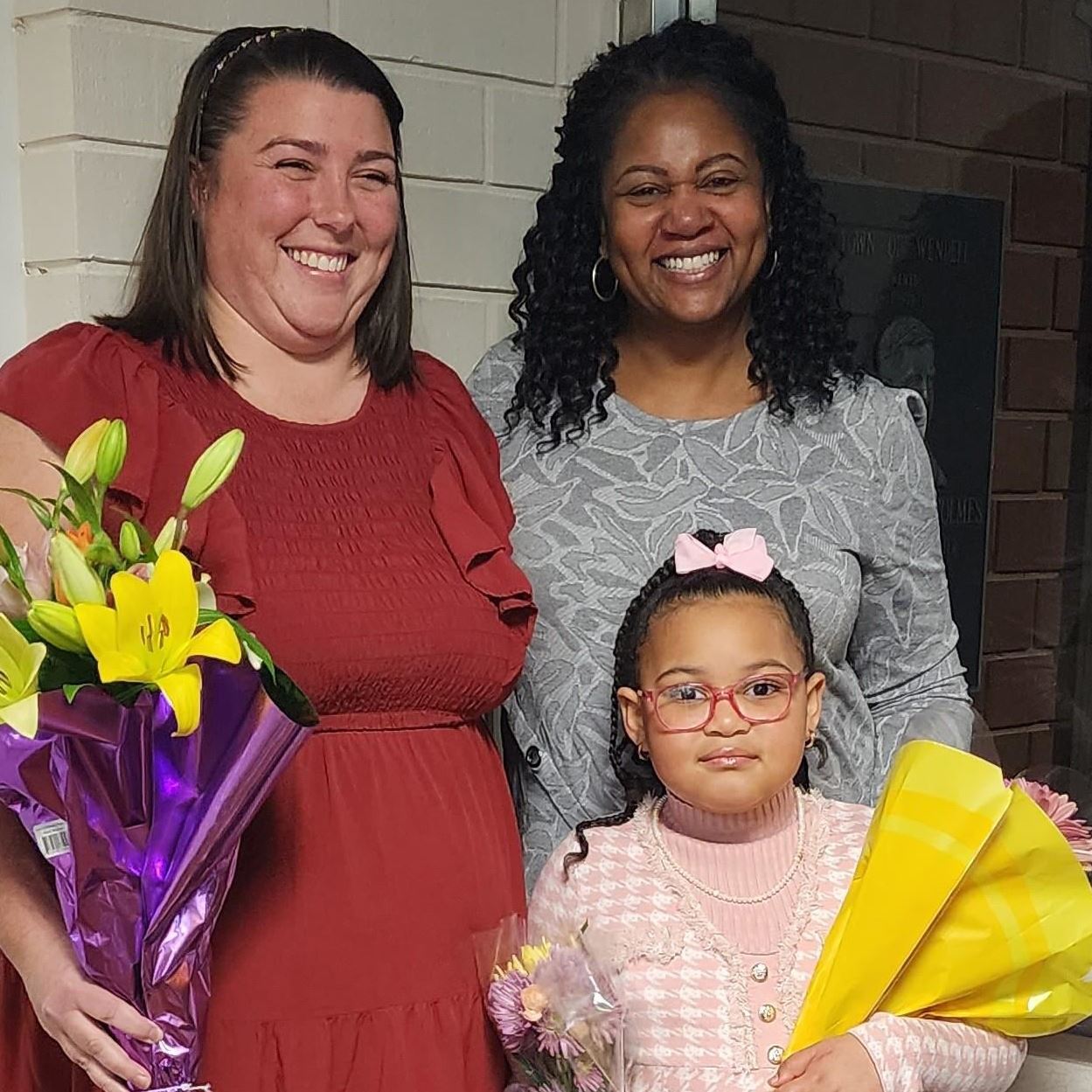   Ms. Boggs, Ms. Merritt, and student
